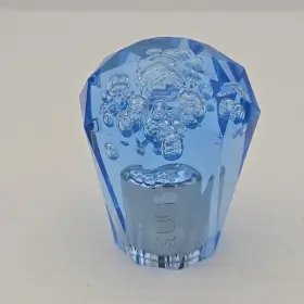 3-sk-002-60-bl-a Blue Transparent Shift Knob Replacement Jdm Universal Vip Diamond Crystal Manual Mt Bubble Drift 60mm