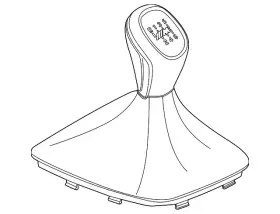 25-11-5-a7e-c90 Bmw Genuine Shift Knob