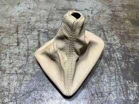 Bmw 25111434430 E46 Leather Gear Lever Cover Manual Transmission Beige Shift Boot 1434430
