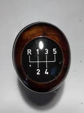 25111434720 Bmw 1996-2003 E39 5 Series 5-speed Manual Gear Shift Knob Vavona Wood Oem