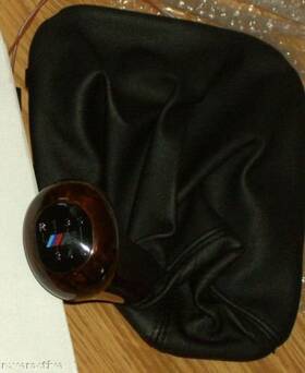 Bmw 25112229057 Genuine E39 M5 1999-2003 Illuminated Burr Walnut 6 Speed Manual Shift Knob