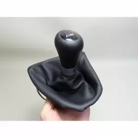 25112283040 Bmw 2008-2013 E90 E92 M3 ///m 6-speed Manual Shift Knob W Boot Black Leather Oem 25112283040 Bmw 2008-2013 E90 E92 M3 ///m 6-speed Manual Shift Knob W Boot Black Leather Oem