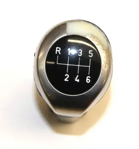 25117547083 Bmw Oem E90 E91 Leather And Chrome 6 Speed Manual Gear Shift Knob