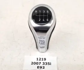7576532 Bmw 07-13 Oem E92 E93 328 335 Manual Transmission Gear Shifter Knob Chrome