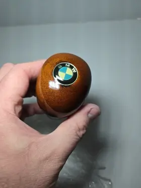 Ct.1362.1601.03 Bmw Birch Wood Real Burl Gear Shift Knob For Manual Transmission
