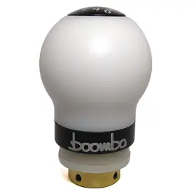 Boomba Racing 035000080101 For Vw Shift Knob White Black Anodize