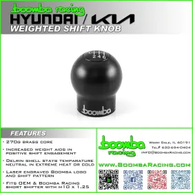Boomba Racing 044000110000 For Hyundai/kia 270g Shift Knob