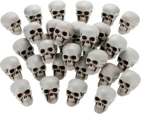 Brand Gejoy 760385960633 32 Pcs Halloween Mini Skulls Decoration Human Skeleton Head