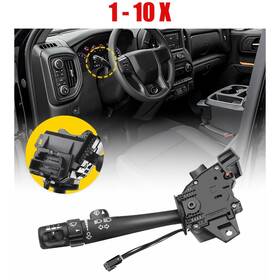 Carcomponent 1 12416781 1-10x Turn Signal Wiper Windshield Headlight Switch 03-06 For Cadillac Escalade