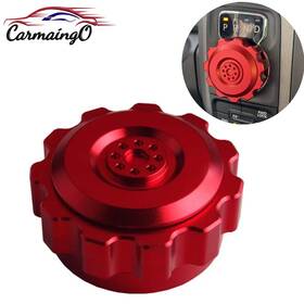 Carmaingo Sy1701-rd Red Aluminum Car Gear Trans Shift Lever Knob Trim Cover For Dodge Ram 1500 13-18