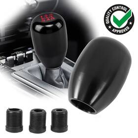 Carmirrorshop At03002001 For Honda Heavy Weighted 5-speed Manual Transmission Gear Shift Knob Shifter Blk
