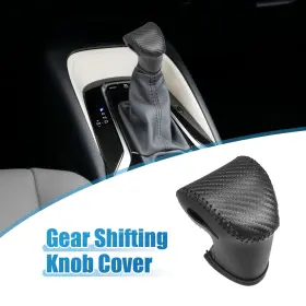 Carpopart 718844345873 Gear Shifting Knob Cover For Kia Soul 20-23 Carbon Fiber Pattern Black Line Carpopart 718844345873 Gear Shifting Knob Cover For Kia Soul 20-23 Carbon Fiber Pattern Black Line