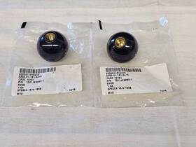 Cecom 13211e9392-1 2 Round Lever Shaft Gear Shift Knob Black 1/2 Inch X 20 -20 Threaded Excavator