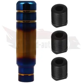 Cf166370as01 Cfsa Aluminum Auto Car Manual Universal Gear Shift Knob Lever Head Blue 18cm