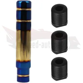 Cf166371as01 Cfsa Manual Auto Car Universal Aluminum Blue Gear Shift Knob Lever Head 1pc 13cm Cf166371as01 Cfsa Manual Auto Car Universal Aluminum Blue Gear Shift Knob Lever Head 1pc 13cm