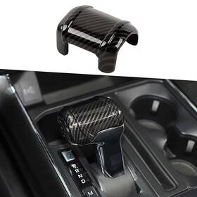 Cherocar Cherocar202306151 Carbon Fiber Gear Shift Knob Cover Trim Decor Accessories For Ford F-150 2021