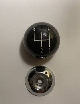 Chevrolet 302 427 350 396 L79 1961-68 Gm Camaro Chevelle Bird 4 Speed Shifter Knob Ball Black Rare