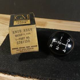Chevrolet 3761130 Vintage General Motors Shifter Shift Knob Gm #3761130 Nos Oem Old Logo Box