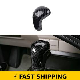 Cke 798825373446 Gear Shift Knob Cover For Toyota Camry Corolla - Carbon Fiber Style