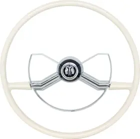 14221 Classic Industries 1939-54 Chevrolet Gmc Butterfly Steering Wheel Ivory White