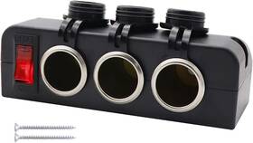 Cllena 5065 3 Socket Cigarette Lighter Splitter 12v Power Outlet