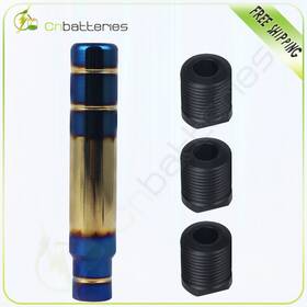 Cn-batteries Cb166371s01 1 Pcs Universal Car Manual Aluminum Blue Gear Shift Knob Lever Head 13cm