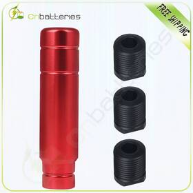 Cn-batteries Cb166372s01 1 Pcs Red Car Universal Aluminum Manual Gear Shift Knob Lever Head 13cm