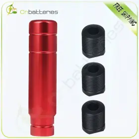 Cb166372s01 Cn-batteries 1 Pcs Red Car Universal Aluminum Manual Gear Shift Knob Lever Head 13cm