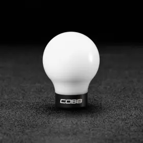 213350-w-bk Cobb For Subaru 6-speed Shift Knob - White With Black Collar Fits Legacy