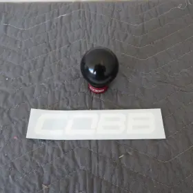 213350r Cobb Subaru Six Speed Shift Knob Black With Decal