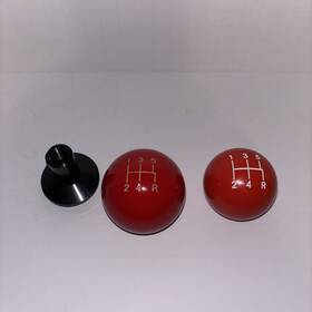 Core Shifters 5red 5 Speed Engraved Shift Knob Red - 3/8 Inch -16 For Hurst Chrome Shifter Sticks