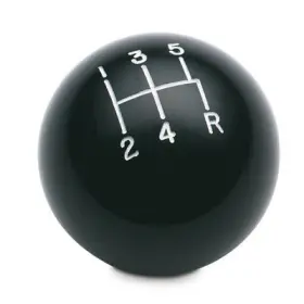 D5b-jd Core Shifters 5 Speed Shifter Shift Knob Black For Jeep Wrangler Tj And Dodge Ram 10mm X 1.50