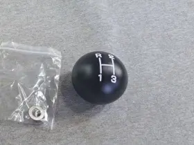 De-8482w Core Shifters 3 Speed Shifter Shift Knob Black 5/16 Inch -24 For 1941-1978 Jeep Cj T14 T15 T150