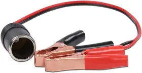 04crp0012arkchd Crossdesign 12v Battery To Cigarette Lighter Adapter Alligator Clamp Clip 12 Volt Car