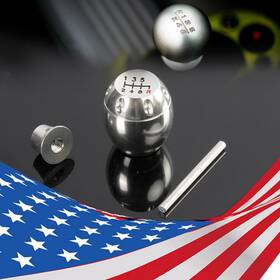 Crossdesign Ht-02itc0002bsl 6 Speed Type R Shift Knob Fit For Honda Acura Civic Si Solid Style M10x1.5