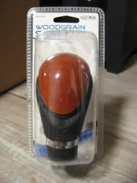 40046 Custom Accessories 077341122241 Woodgrain Gear Shift Knob Fits Most Column And Floor Shifters -