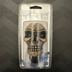 23178 Custom Accessories Universal Skull Shift Knob Car Truck White And Black