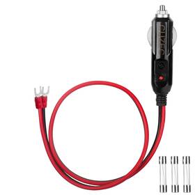 Cuzec Cu10220 Heavy-duty 15a Male Plug Cigarette Lighter Adapter Power 1.6ft Long