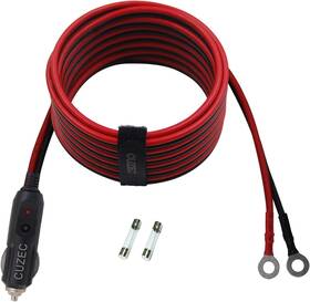 Cuzec Cu2001012 Heavy-duty 14awg 20a Male Plug Cigarette Lighter Adapter Power Supply