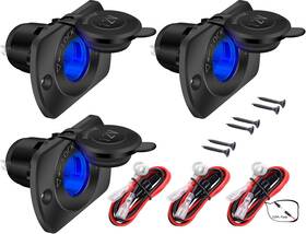 Daiertek Ds1011l-bl Ds2 12v Car Cigarette Lighter Socket Female 12 Volt Power Outlet