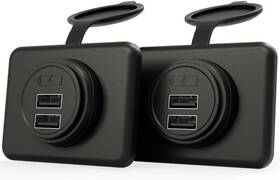 Damavo Ym1236 Panel Type C 12v Usb Car Charger Outlet Damavo12v Cigarette Lighter Socket