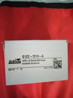 Daniel Carpenter G1zz-7213-a 79-04 Mustang Shift Knob Inch Bullitt Anodized Aluminum