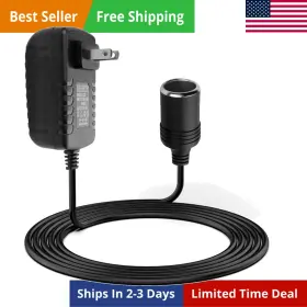 Ad-hm-c-2a-us Deeluucaa 12v 2a Ac To Dc Converter Cigarette Lighter Adapter Wall Plug 24w