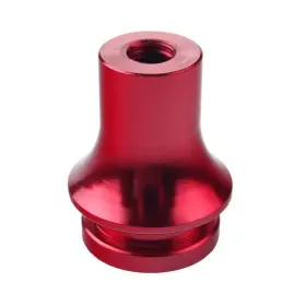Dewhel 661647791609 Shift Knob Boot Retainer/adapter For Manual Gear Shifter Lever 10x1.25 Red