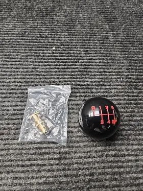 Dewhel 661647793153 Black/red Fing Fast Shift Knob For 6 Speed Short Throw Shifter 12x1.25 10x1.5