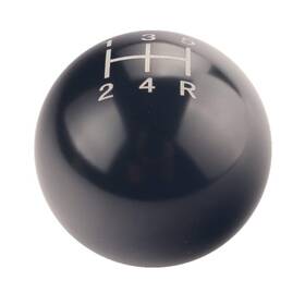 Dewhel De-8299 Round Ball Manual Gear Stick Shift Knob 5 Speed Short Throw Black