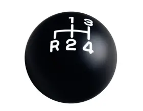 De-8489 Dewhel Aluminum 4 Speed Reverse Down Left Shift Knob Weighted 3/8-16 White