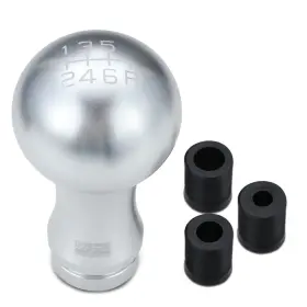 Dpt-j2sk010sl Dpt Motorsports 2-piece 48mm 6-speed Mt Aluminum Silver Shift Knob With Adapter -j2 Engineering