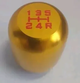 Dpt-skt88gd Dpt Motorsports Universal 10x1.5 Racing Manual 5-speed Shift Knob For Acura/subaru/nissan Gold