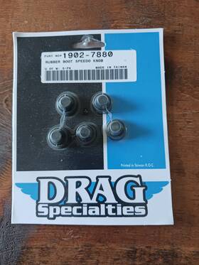 Drag Specialties 1902-7880 5pck Rubber Boot Speedo Knob